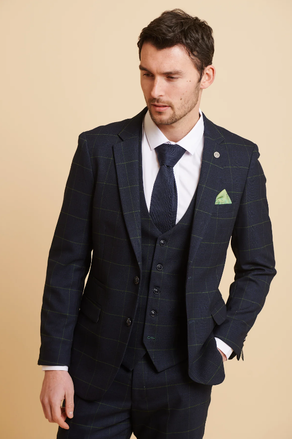Tredelt Navy Gentlemans suit - Edison Greenline