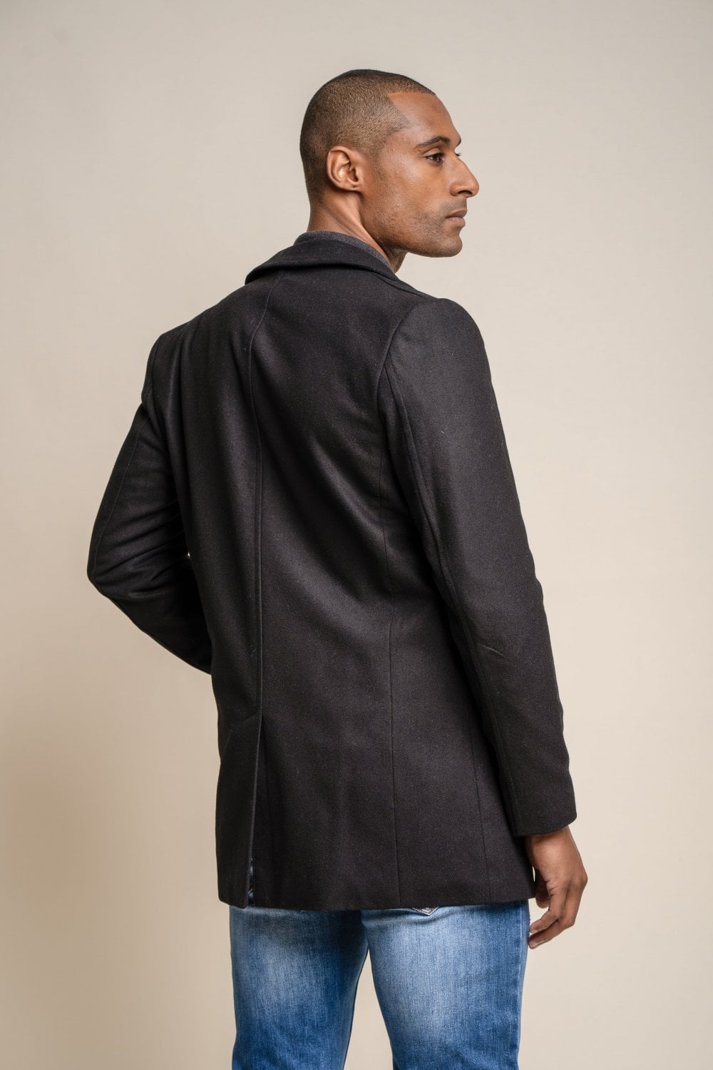 Cavani Nelson coat - Black - mantel