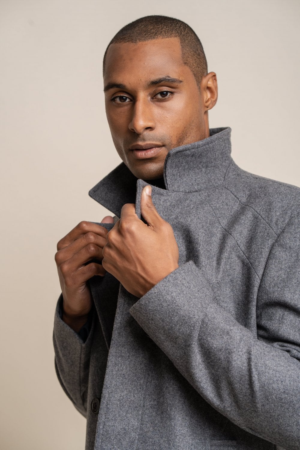 Cavani Nelson coat - Grey - mantel