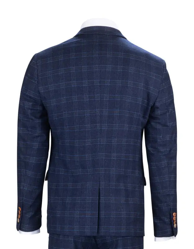 Blåternet Jakkesæt - Chigwell Tweed Suit