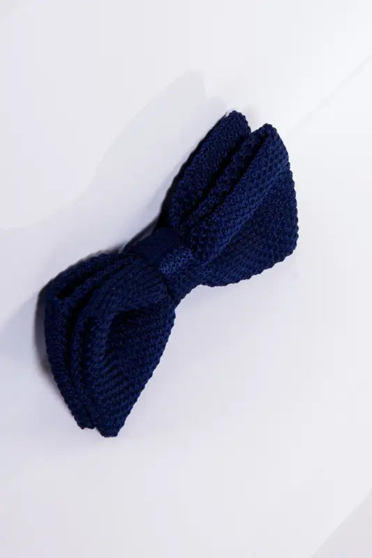 Bow Tie Marc Darcy Royal Blue Double Layer