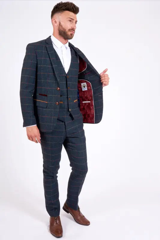 Tredelt jakkesæt Tweed Eton