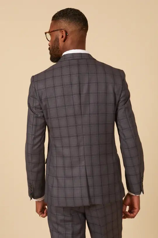 2-delt jakkesæt - gråt herrekostume - Jose Grey suit 2pc