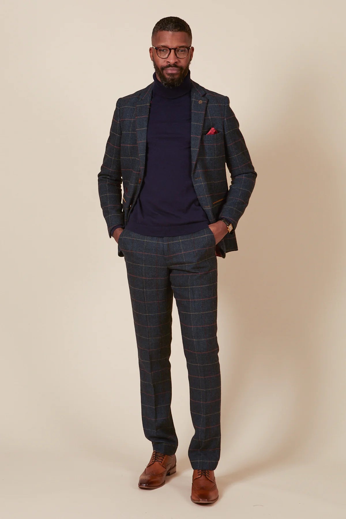 2 - delt jakkesæt - Herrekostume - Tweed Eton 2pc