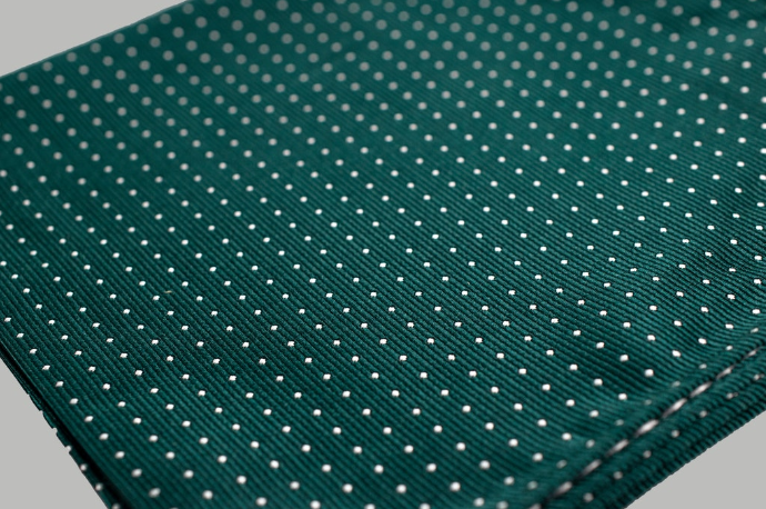 Slipsæt Olive Green Dots - Cavani - gentleman set