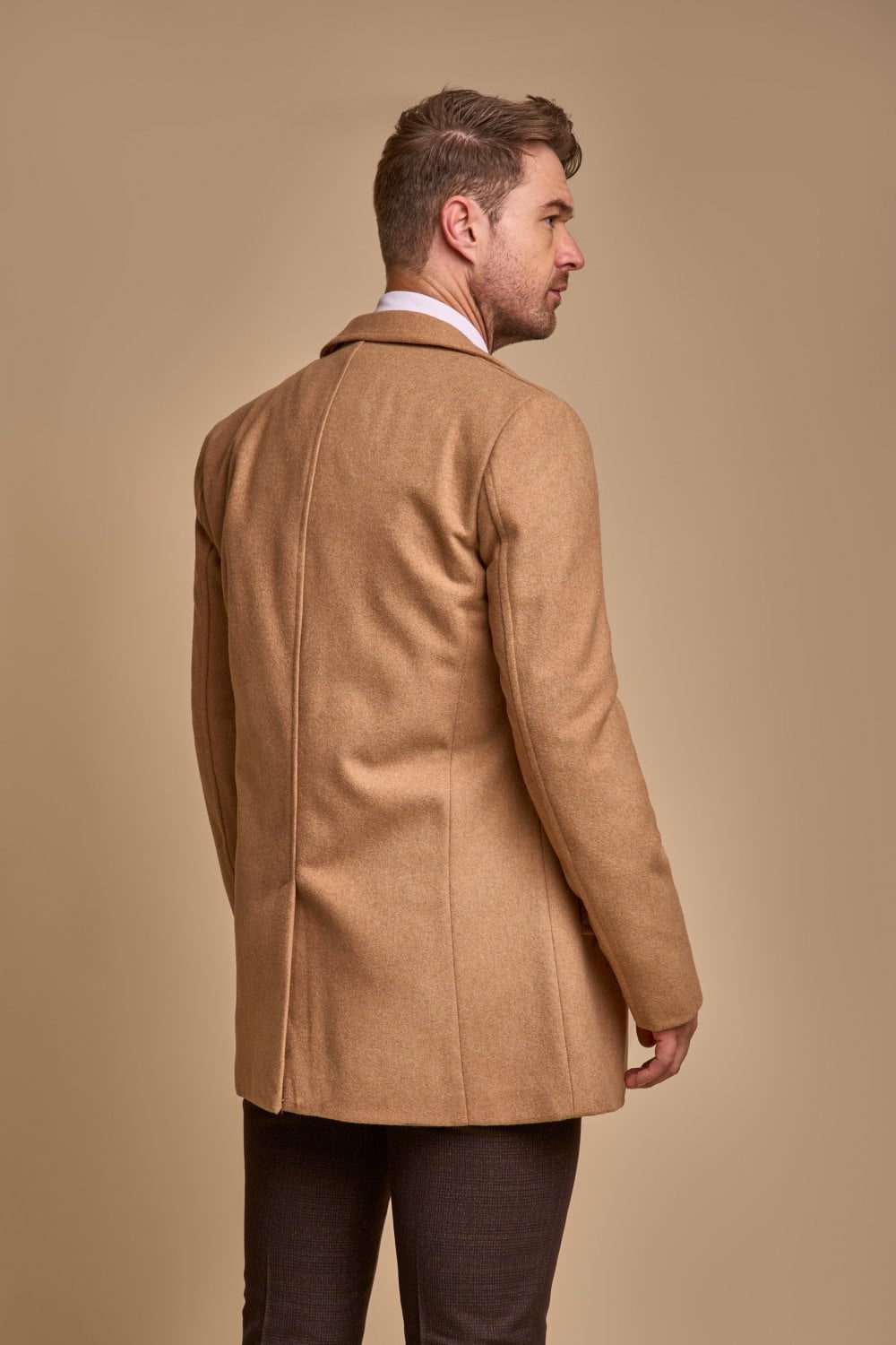 Cavani Marcus coat - Camel - mantel