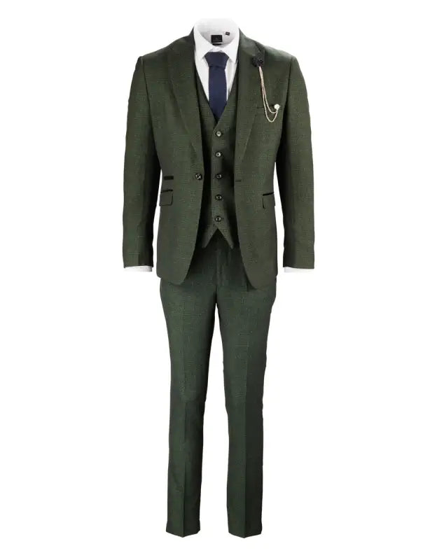 jakkesæt-til-mænd-mørkegrøn