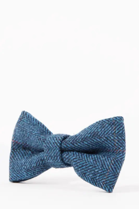 Bow Tie Marc Darcy Tweed Blue