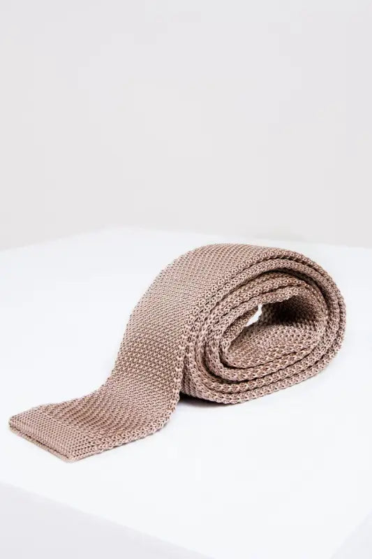 Slips Marc Darcy Tan Knitted