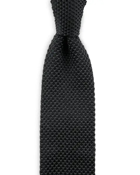 gebreide-stropdas-zwart