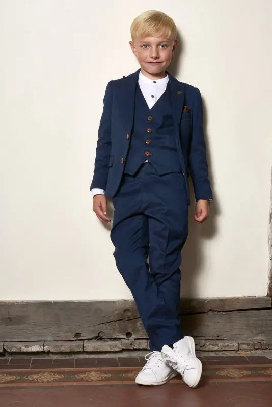 Dreiteiliger-Anzug-für-Kinder-Max-Königsblau